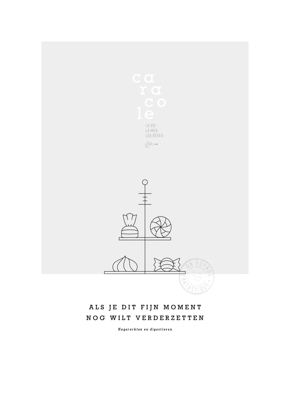 Digestiefkaart @ Restaurant Caracole